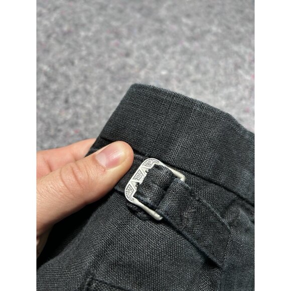 Vintage Polo Ralph Lauren 100% Linen Dress Pants Men’s Size Pleated Black - Picture 6 of 7